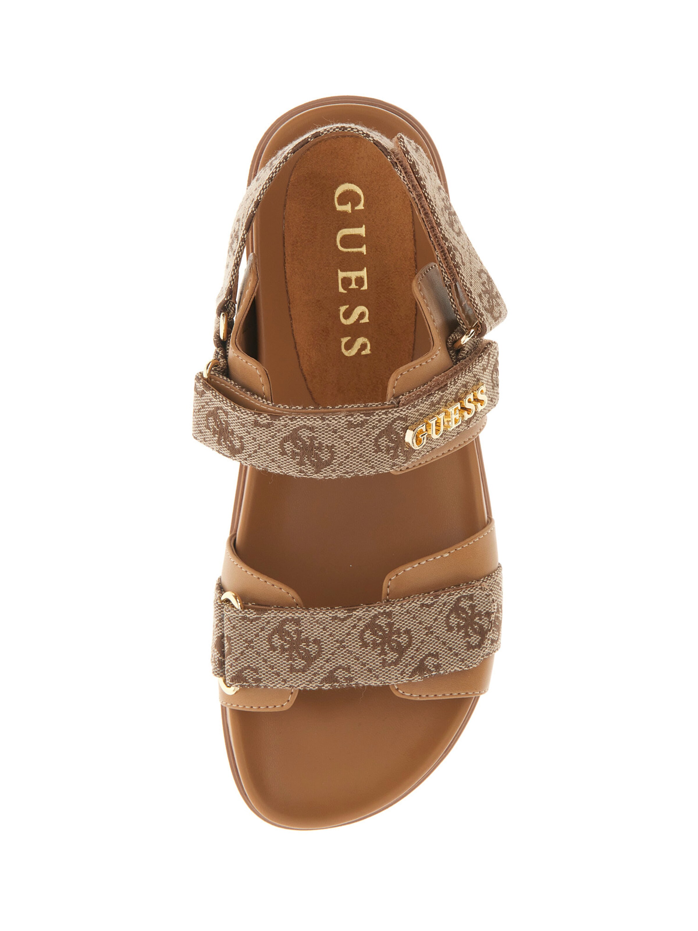 GUESS Босоножки 'FLORIZY2' в Бежевый