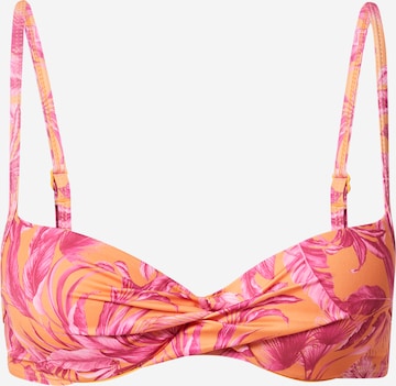 Hunkemöller Balconette Bikini Top 'Tulum' in Pink: front