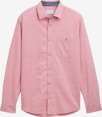 TOM TAILOR Regular fit Overhemd in Rood: voorkant