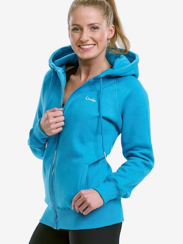 Winshape Sportsweatjacke 'J005' in Blau: predná strana