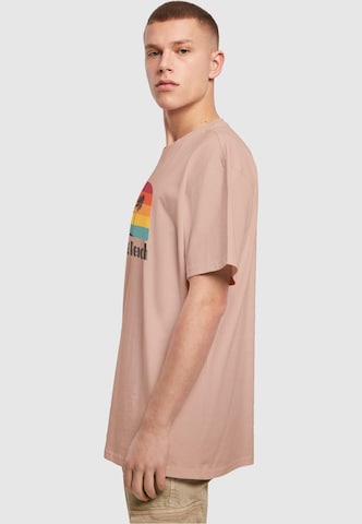 T-Shirt 'Long Beach' Merchcode en rose