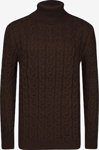 Pull-over Jimmy Sanders en marron : devant