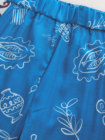 Next Wide Leg Hose in Blau