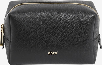 ABRO Kosmetiktasche 'Kosmetiktasche' in Schwarz: Vorderseite