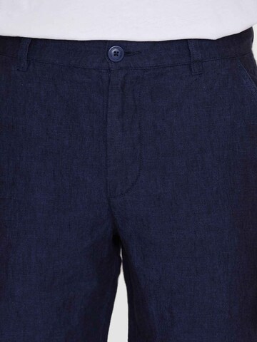 KnowledgeCotton Apparel Regular Hose ' Chuck' in Schwarz