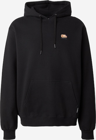Iriedaily - Sudadera 'Serial Chiller' en negro: frente