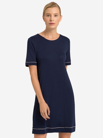Hanro Nachthemd 'Natural Comfort' in Blau