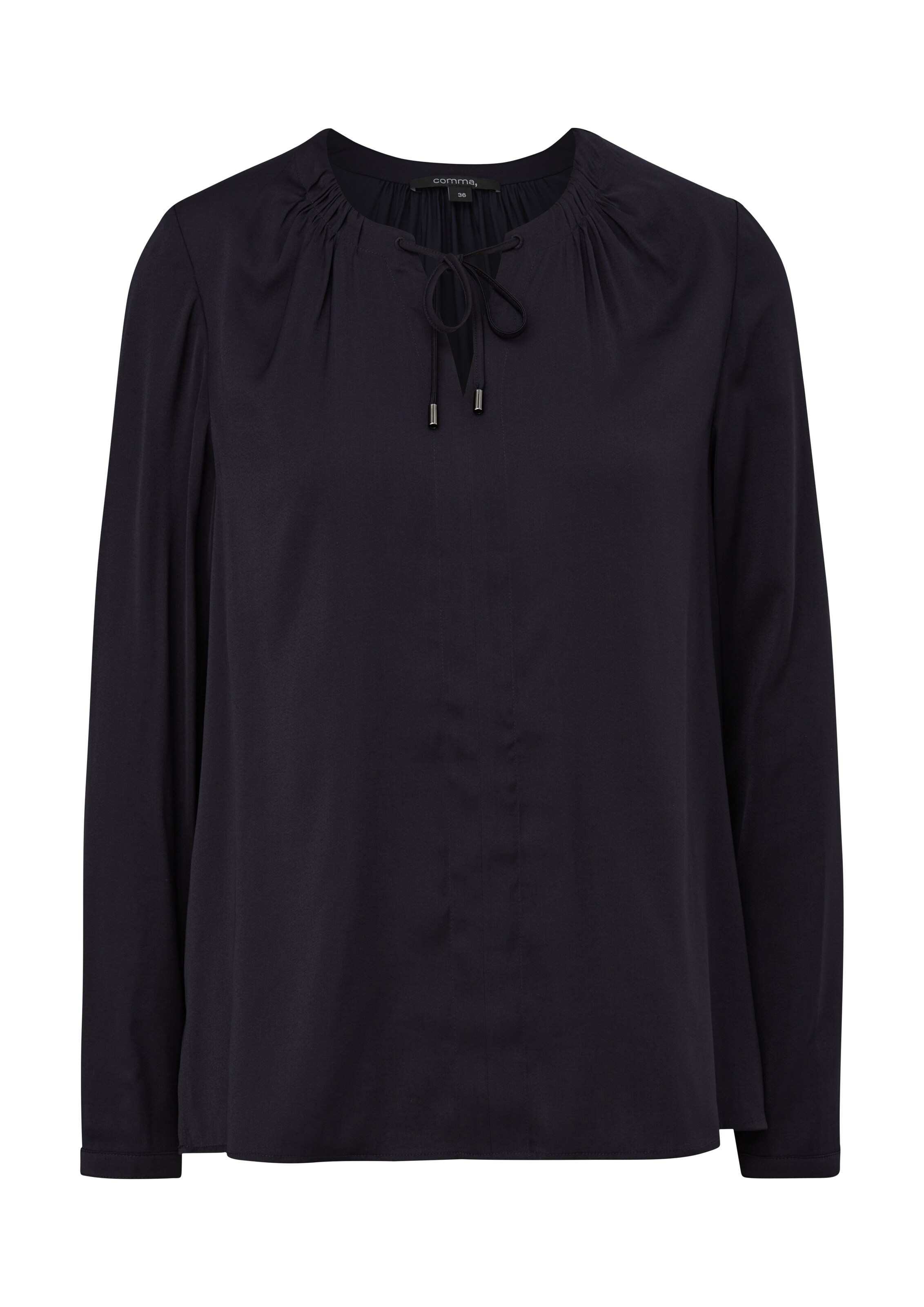 COMMA Bluse in Blau: Vorderseite