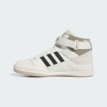 Baskets hautes 'Forum' ADIDAS ORIGINALS en blanc