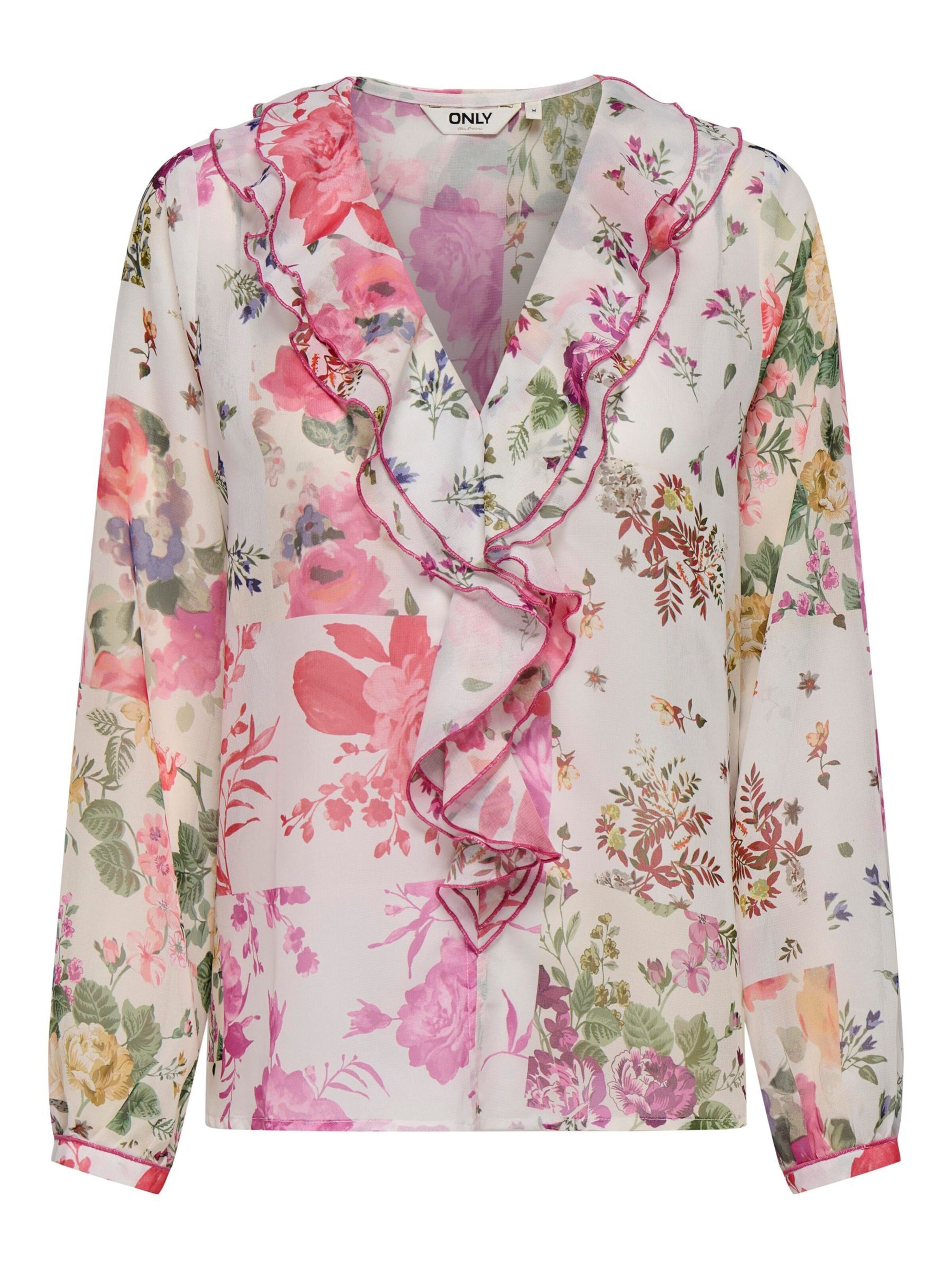 ONLY Bluse 'ONLMilla' in Weiß: Vorderseite