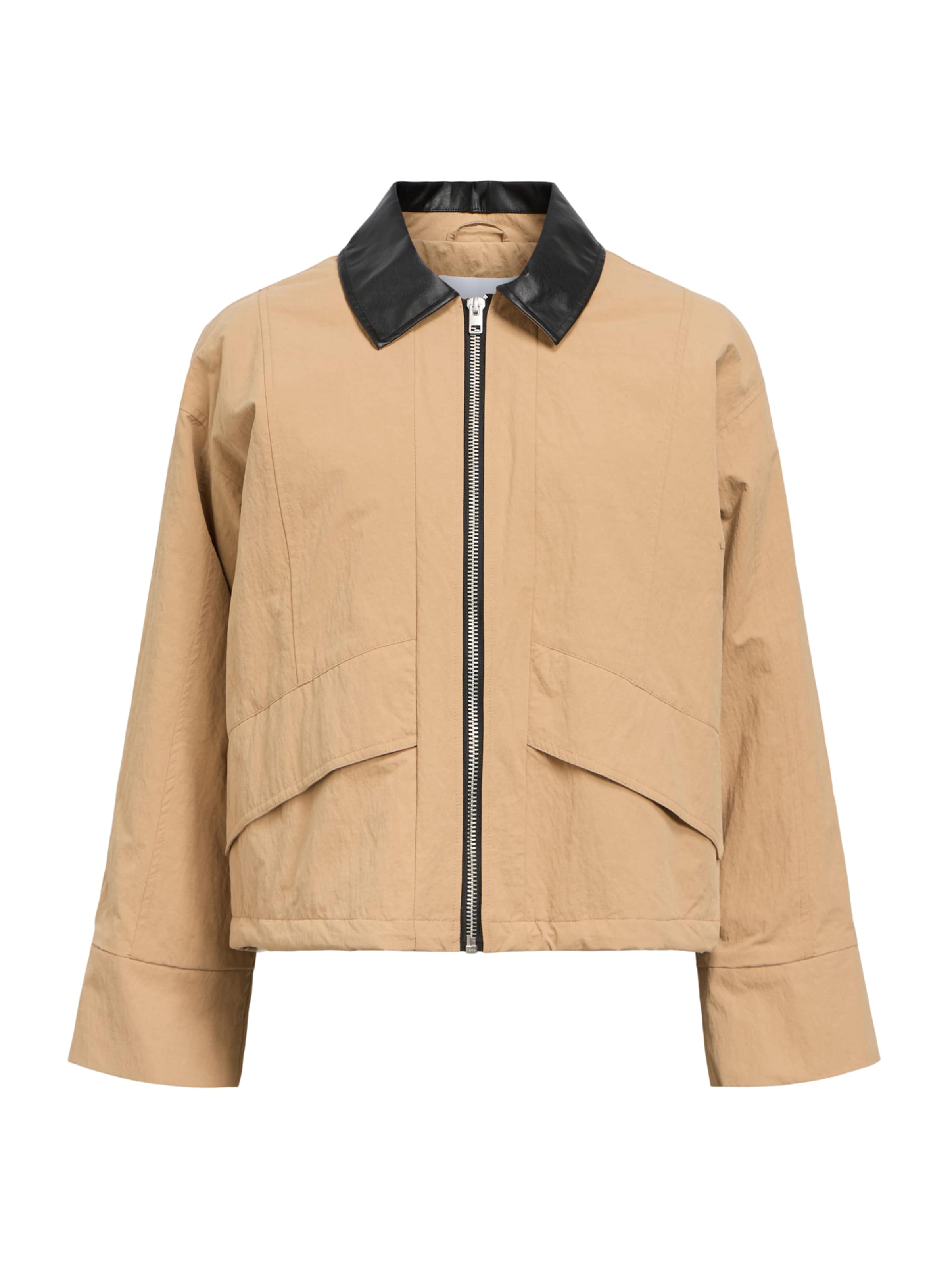 OBJECT - Chaqueta de entretiempo 'OBJBENEDICT' en beige: frente