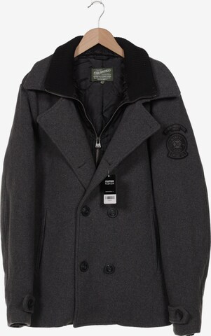 Petrol Industries Jacket & Coat in XL in Grey: front
