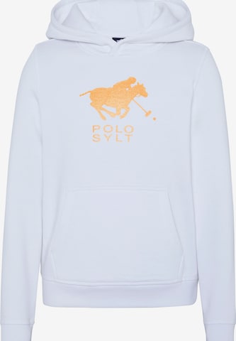 Polo Sylt Sweatshirt in White: front