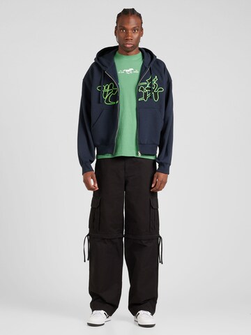 WEEKDAY - Sudadera con cremallera en azul