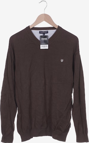 BASEFIELD Sweater & Cardigan in XL in Brown: front