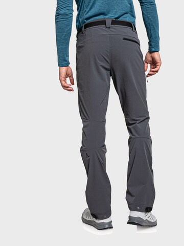 Regular Pantalon outdoor 'Taibun' Schöffel en gris