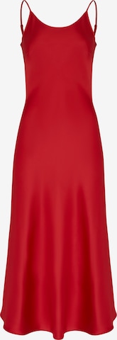 Robe 'Midi satin slip dress 'Majestic'' Serena Silueta en rouge : devant