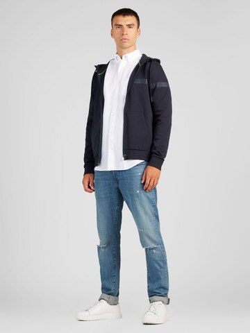 BOSS Bluza rozpinana 'Saggy 1' w kolorze niebieski