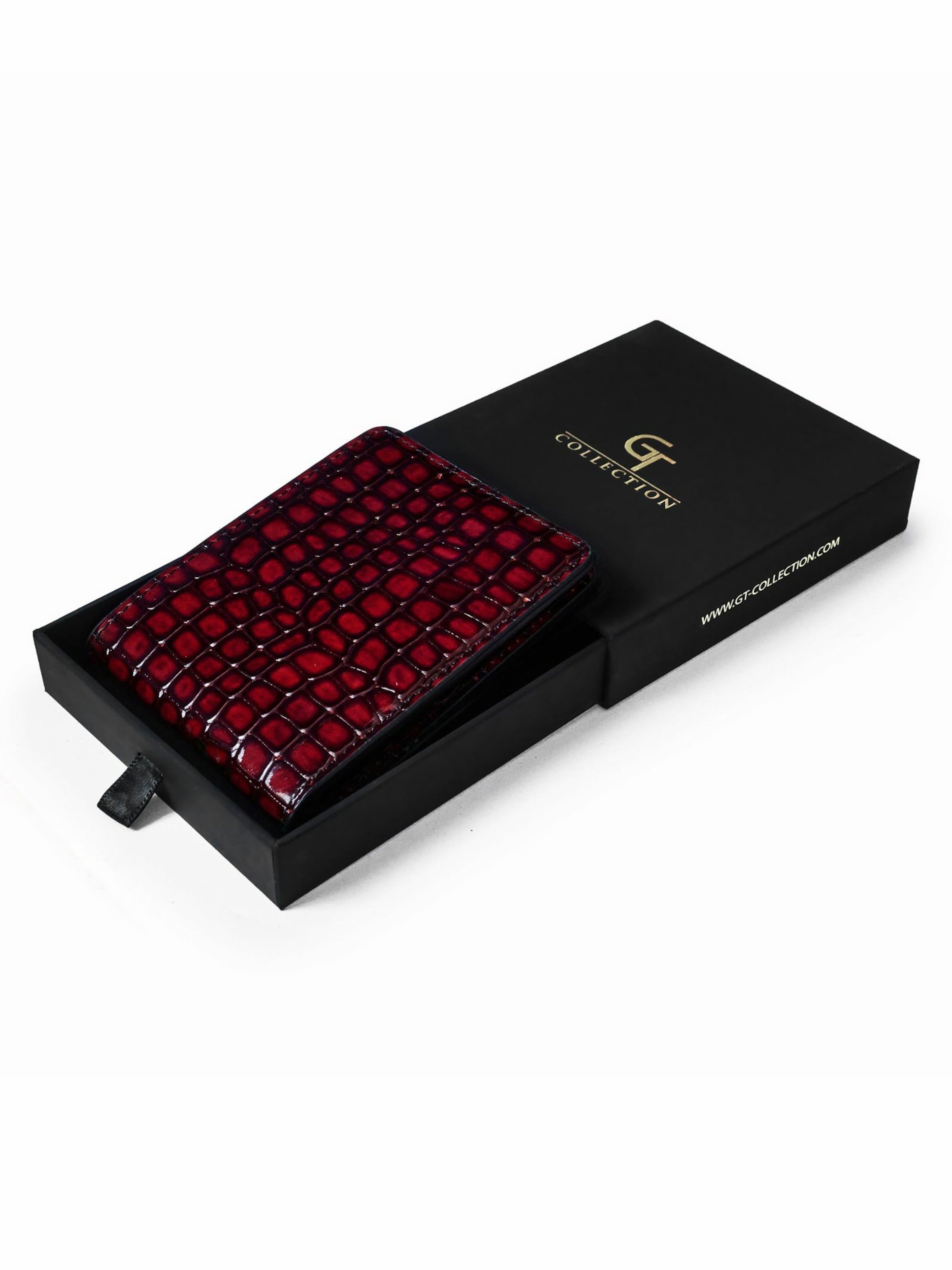 GT Collection Tegnebog 'Croc Prestige' i rød