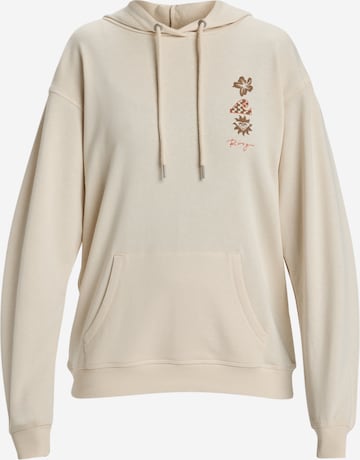 Sweat-shirt 'Surf Stoked' ROXY en beige : devant