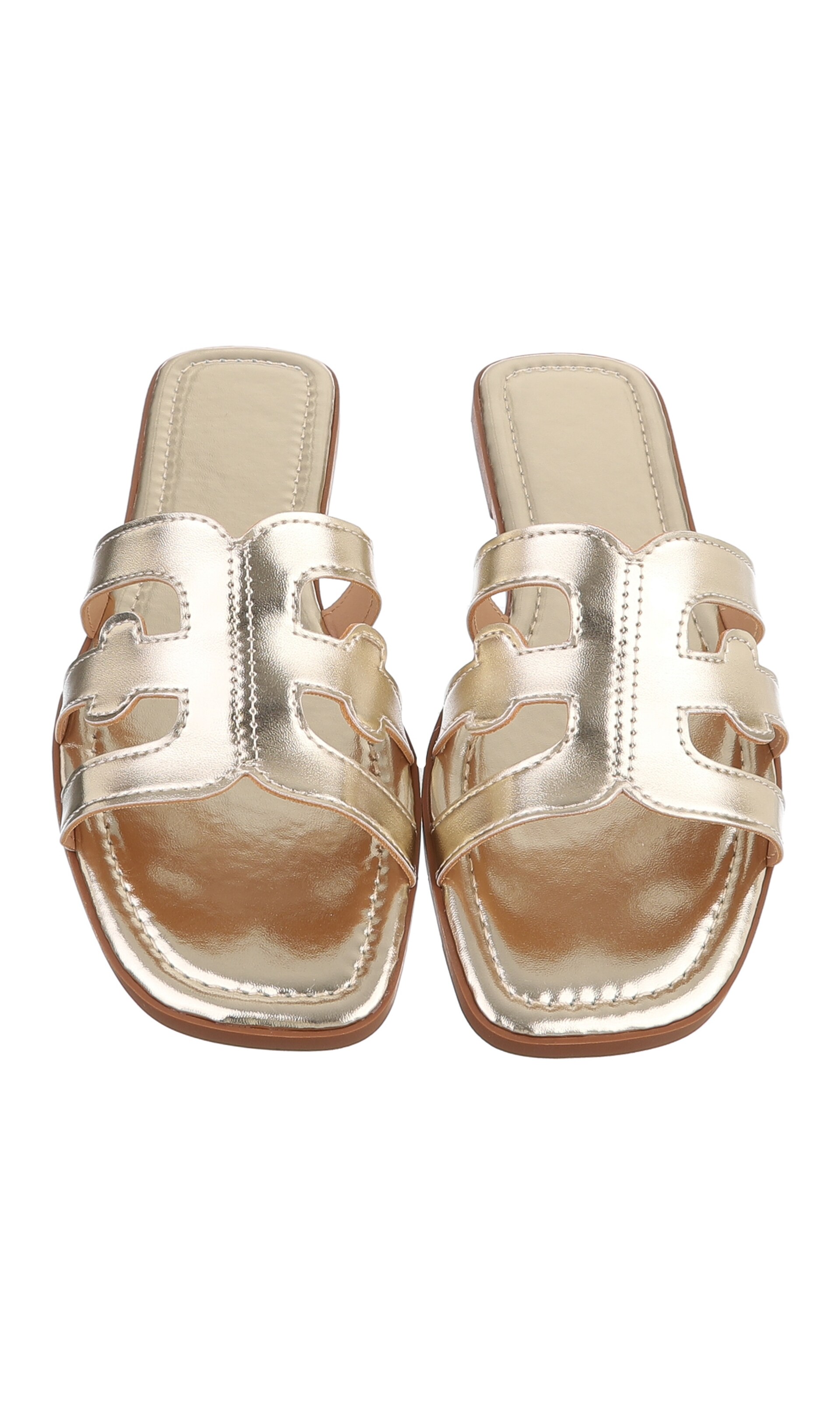 Ital-Design Mules in Gold