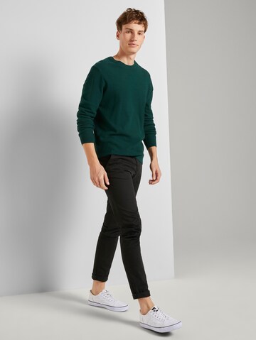 TOM TAILOR DENIM Pullover in Grün