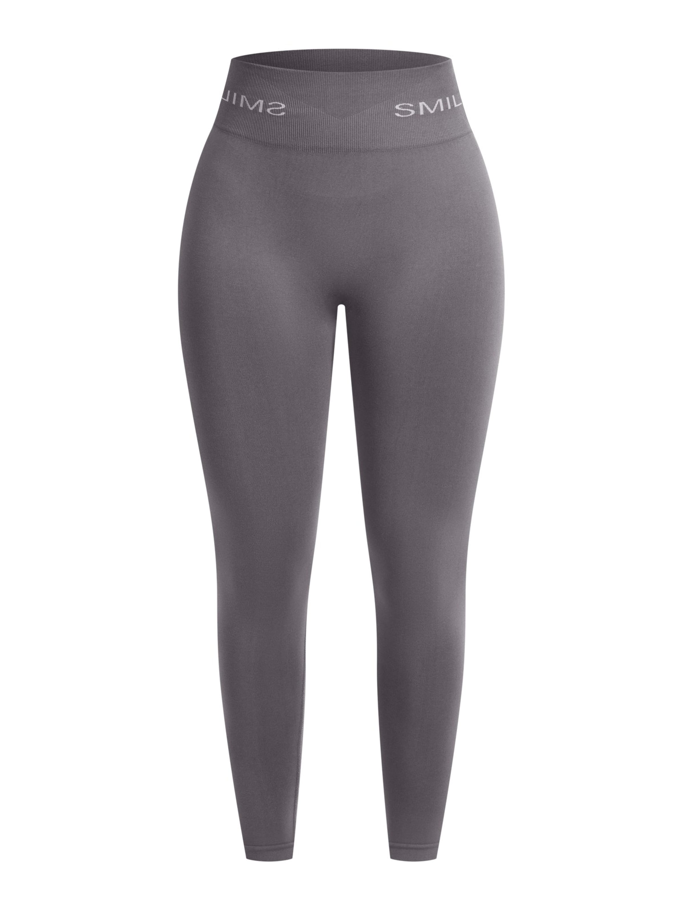 Leggings Smilodox en gris : devant