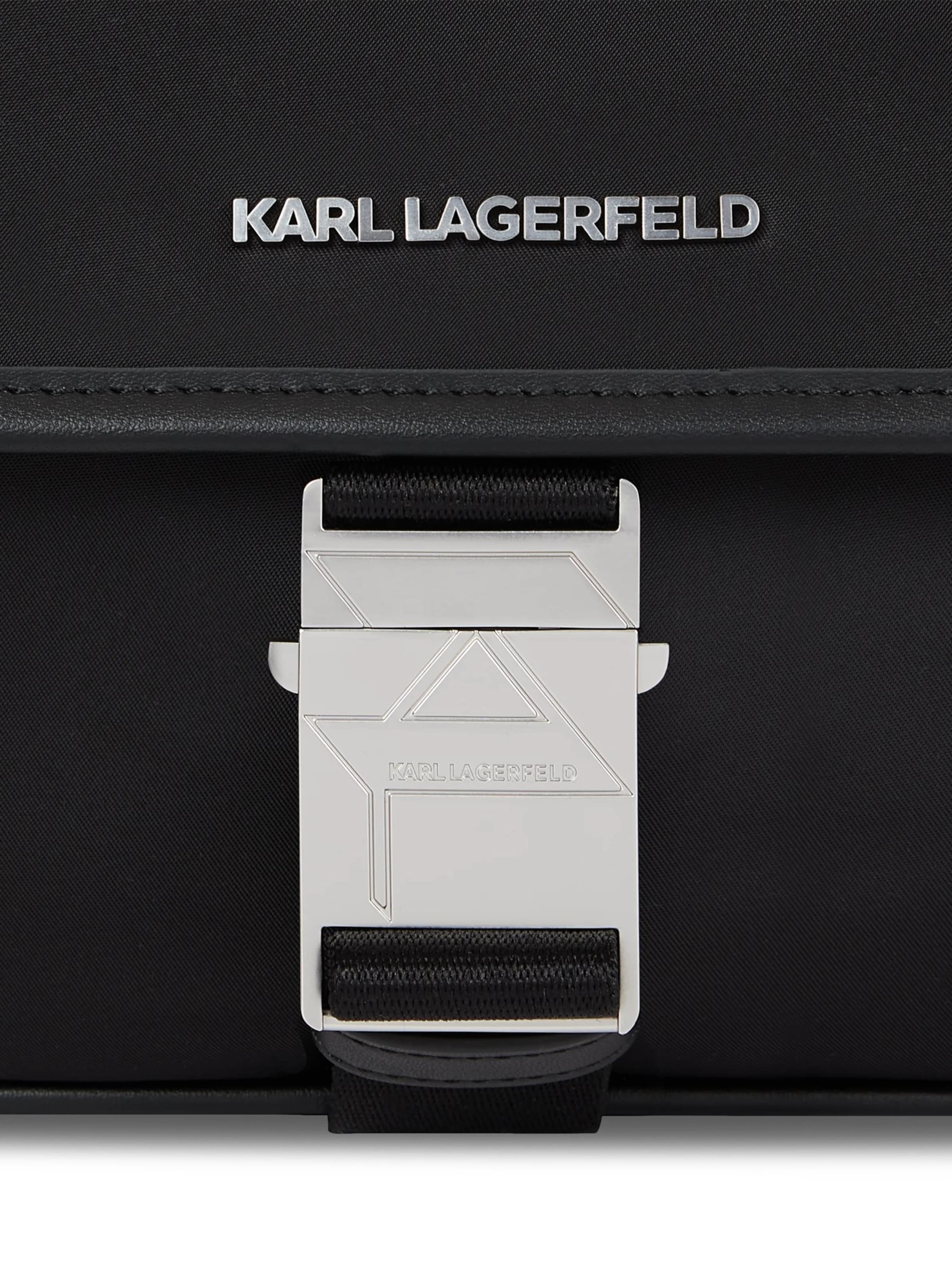 Karl Lagerfeld Taška cez rameno - Čierna
