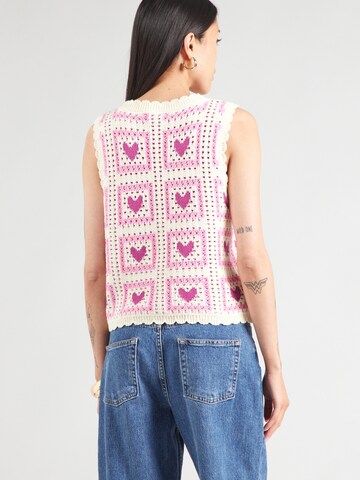 Tops en tricot 'PCANNA' PIECES en beige