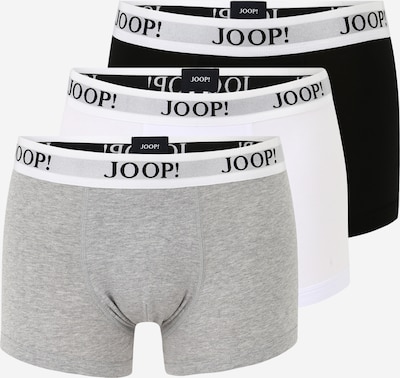 JOOP! Bokserishortsit värissä vaaleanharmaa / meleerattu harmaa / musta / valkoinen, Tuotenäkymä