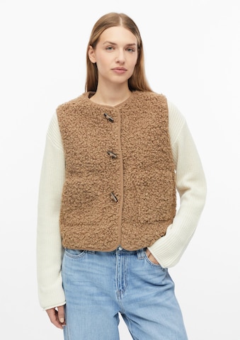Gilet s.Oliver en marron : devant