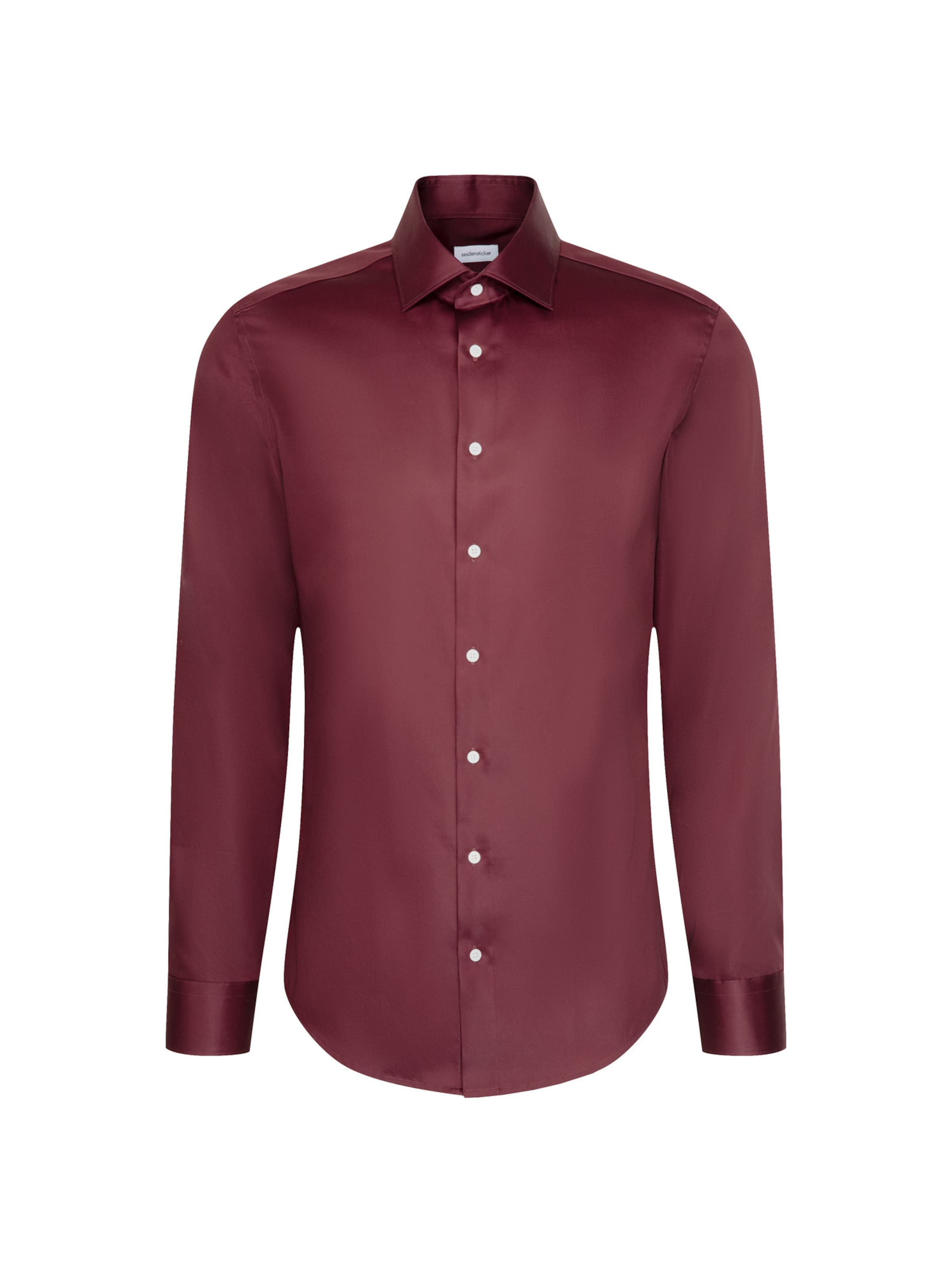 SEIDENSTICKER Zakelijk overhemd in Rood: voorkant