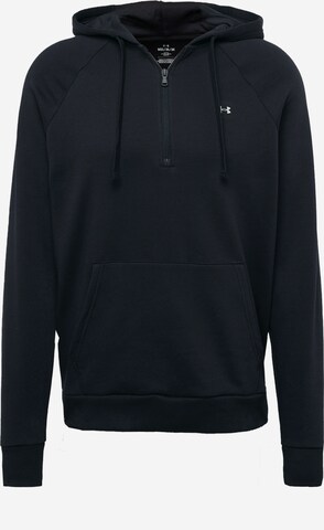 UNDER ARMOUR - Sweatshirt de desporto 'Rival' em preto: frente