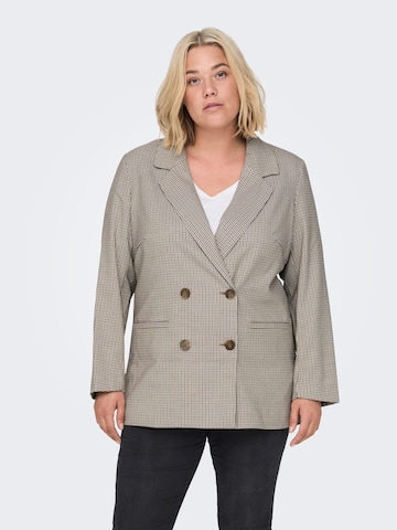 ONLY Carmakoma Blazer 'Dita' in Brown: front