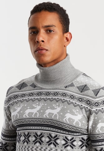 Leif Nelson Norwegerpullover in Grau