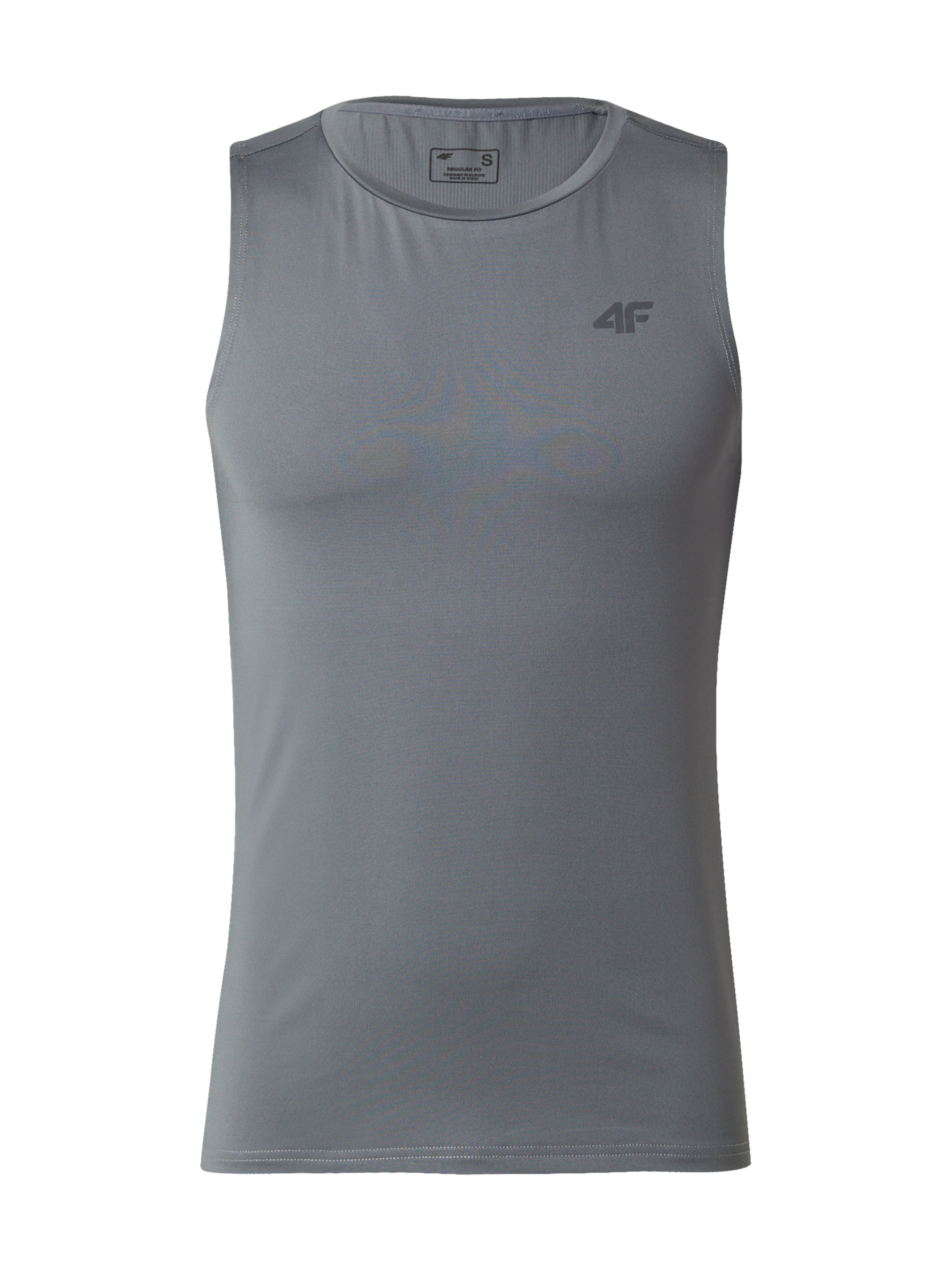 pelēks 4F Sporta krekls: no priekšpuses