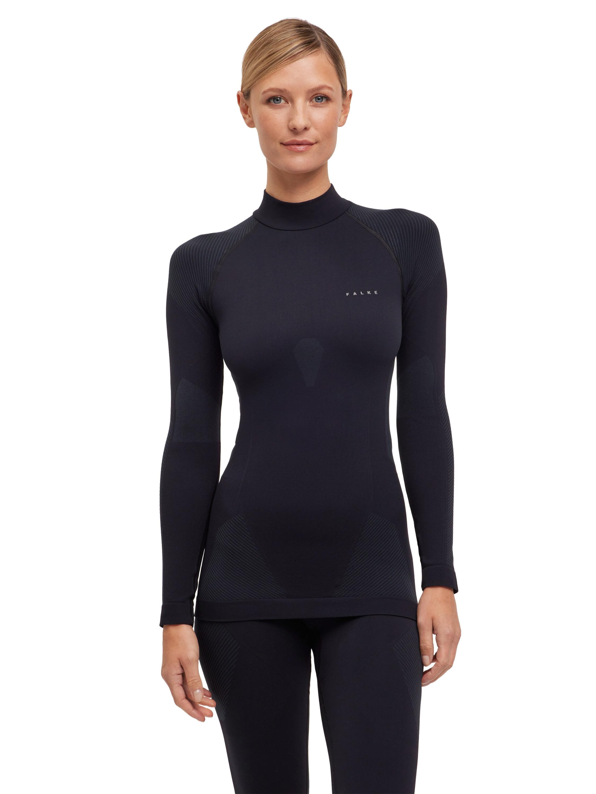 FALKE Base Layer in Black: front