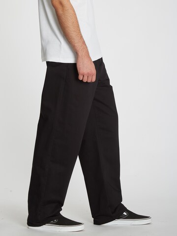 Volcom Loose fit Pleat-Front Pants in Black