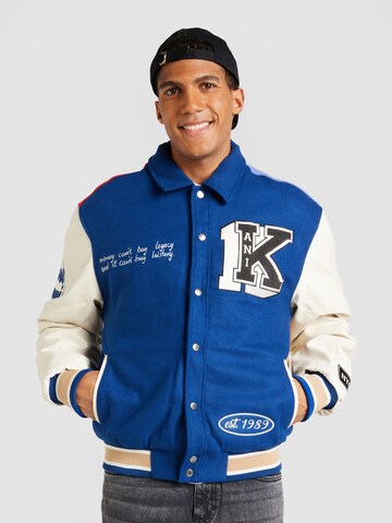 Karl Kani Between-Season Jacket in Blue: front