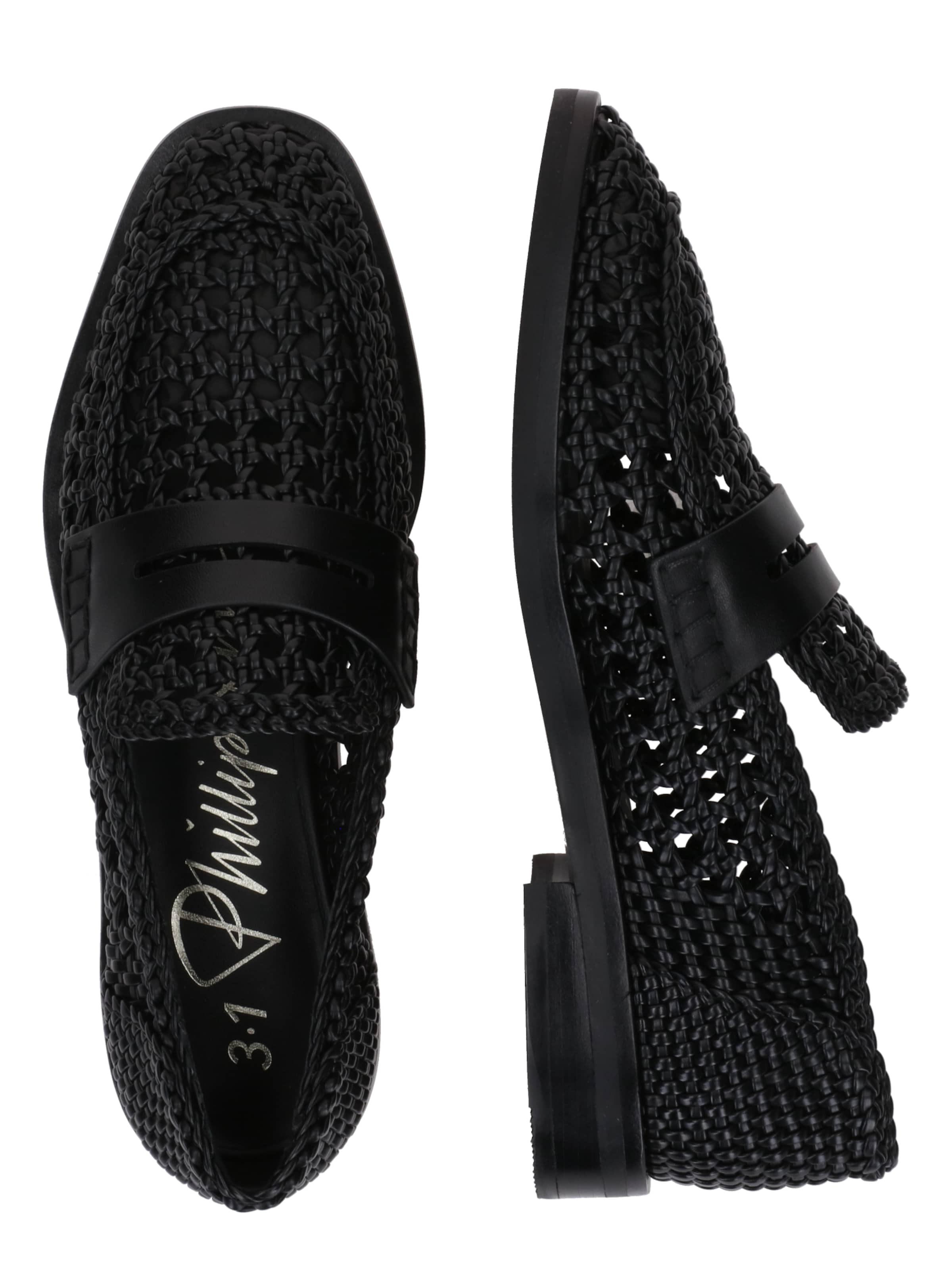 3.1 Phillip Lim Slipper 'ALEXA' in Schwarz