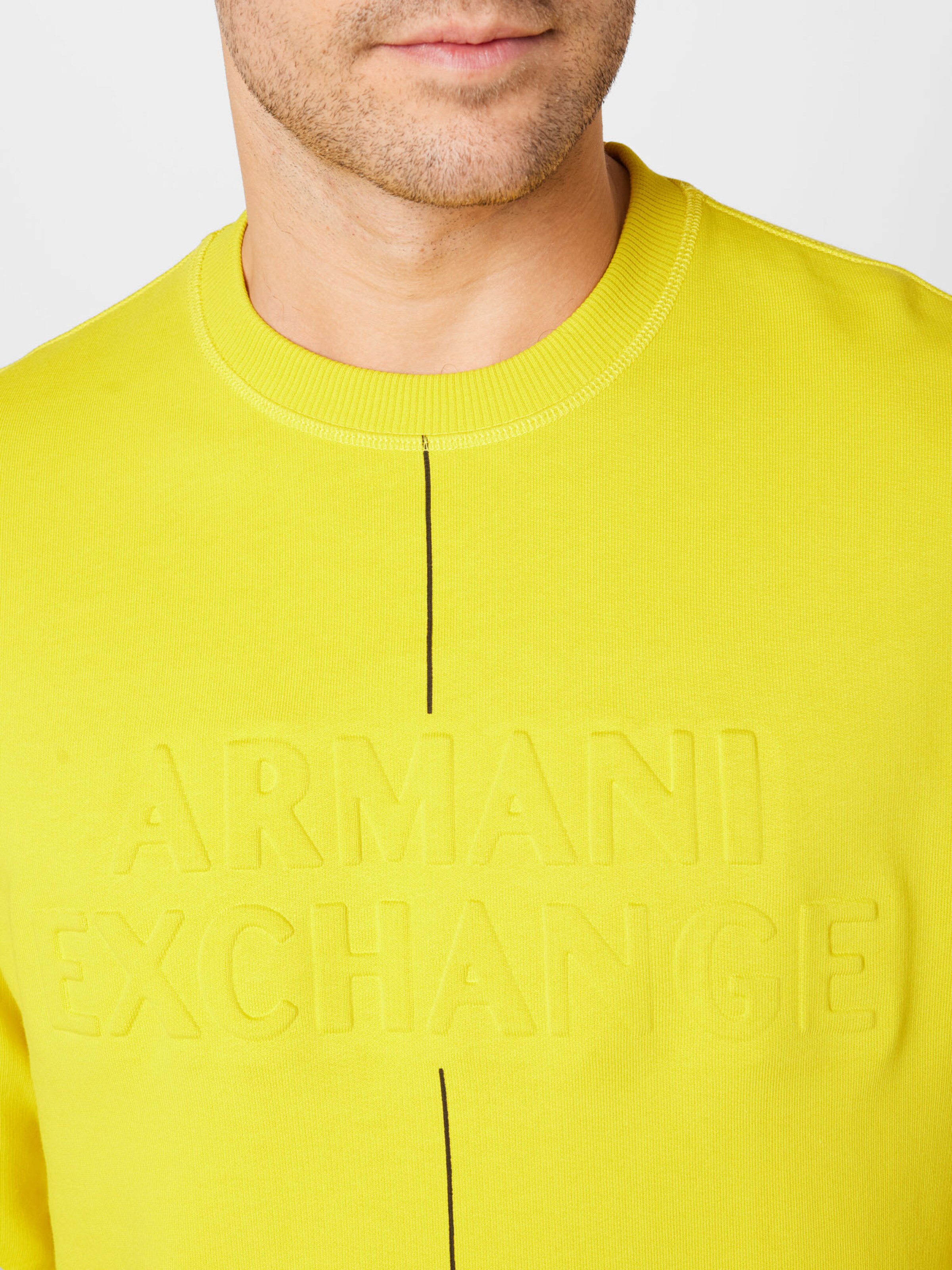 Homme Sweat-shirt ARMANI EXCHANGE en Jaune 