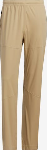 Regular Pantalon de sport ADIDAS SPORTSWEAR en beige : devant