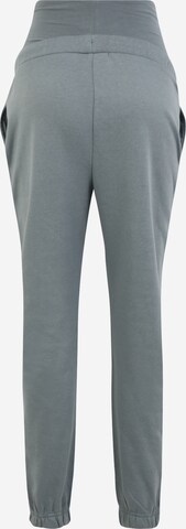 Pieces Maternity Tapered Pants 'CHILLI' in Grey