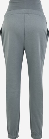 Pieces Maternity Tapered Trousers 'CHILLI' in Grey