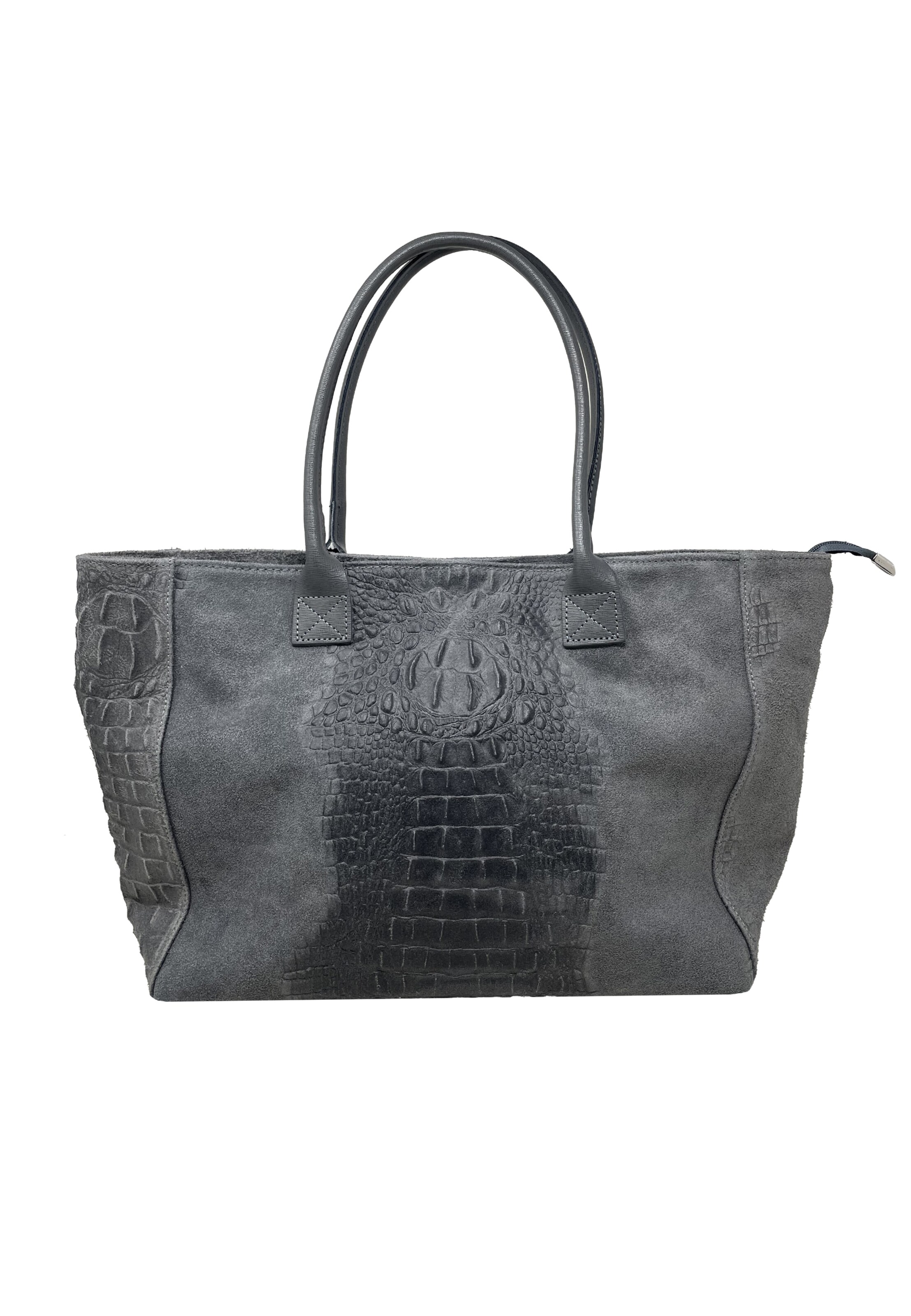 CHICCA BORSE Shopper in Grey: front