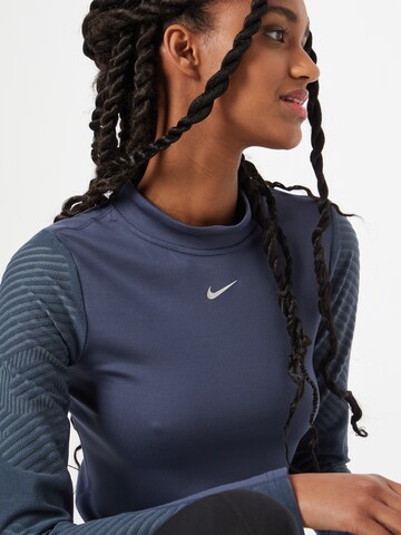 NIKE Functioneel shirt 'Pro' in Blauw