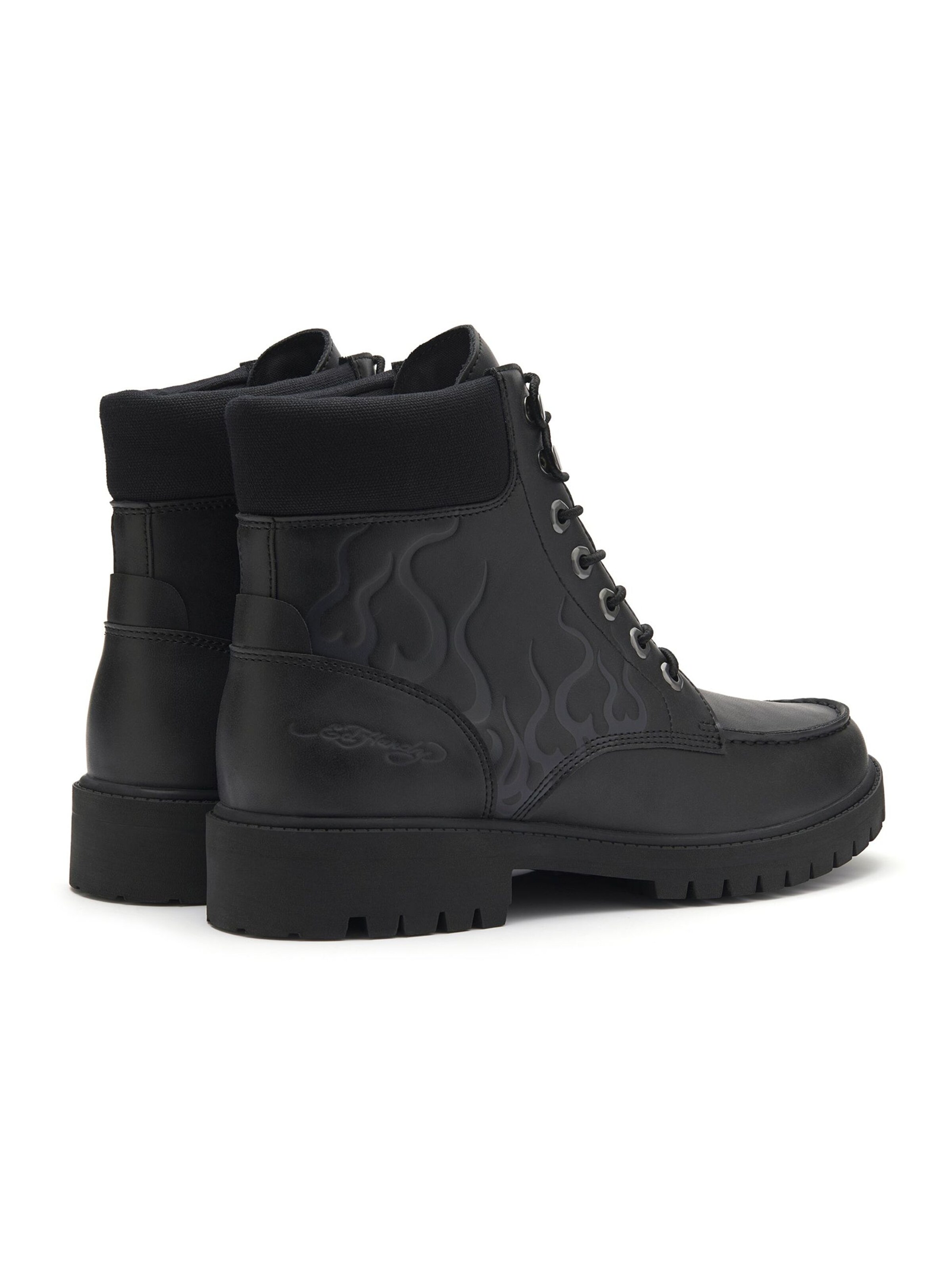 Ed Hardy Veterboots in Zwart