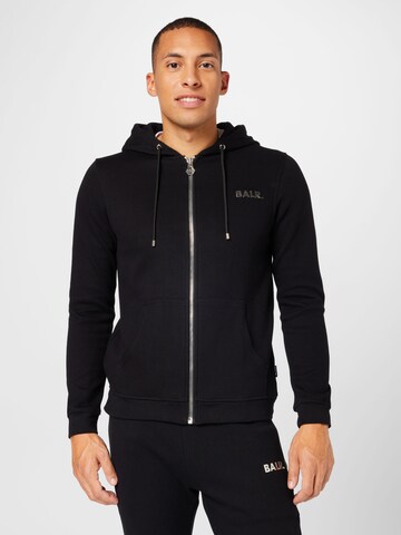 BALR. Sweatjakke i sort: forside