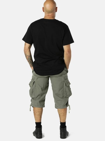 Loosefit Pantalon cargo 'BAGGY' Molecule en vert