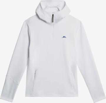 J.Lindeberg - Sweatshirt de desporto 'Aerial' em branco: frente